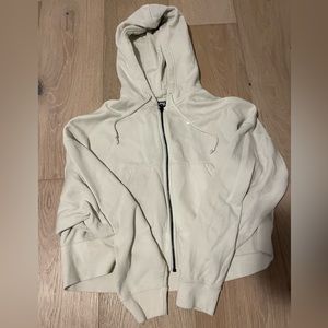 cute yellow nike zip up hoodie size: small